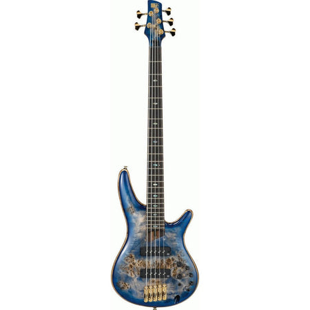 Đàn Guitar Bass 5-Dây Ibanez SR Premium, Ibanez SR2605, Cerulean Blue Burst w/Bag
