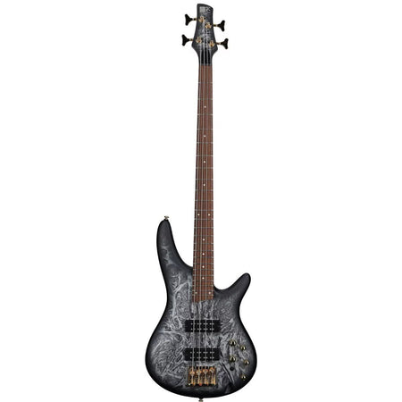 Đàn Guitar Bass Ibanez SR Standard, Ibanez SR300EDX, Black Ice Frozen Matte