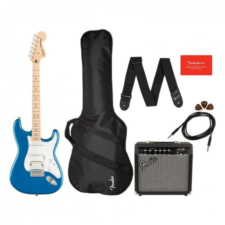 Đàn Guitar Điện Squier Affinity Series Stratocaster HSS Pack, Maple Fingerboard, Lake Placid Blue, #0372820002