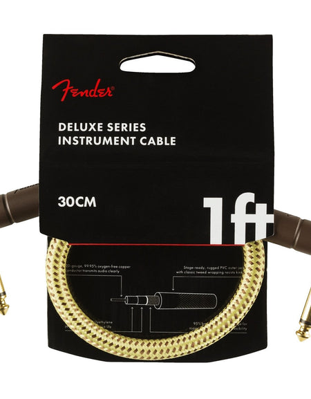 Dây Cáp Kết Nối Fender Deluxe Series Instrument Cable, Tweed - Việt Music