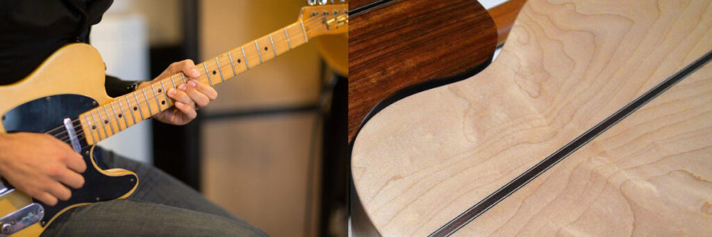 Guitar Gỗ Gụ Và Gỗ Thích 