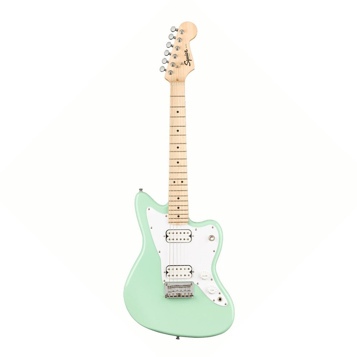 Đàn Guitar Điện Squier Mini Jazzmaster HH, Maple Fingerboard, Surf Green, #0370125557