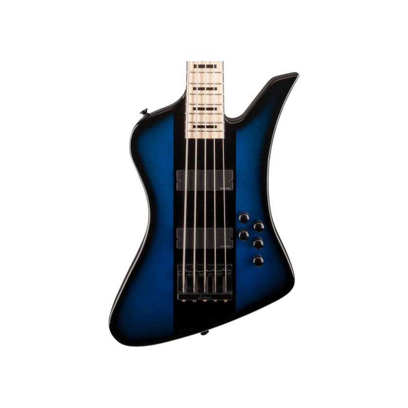 Đàn Guitar Bass 5 Dây Jackson David Ellefson Kelly Bird V Signature, Blue Stripe