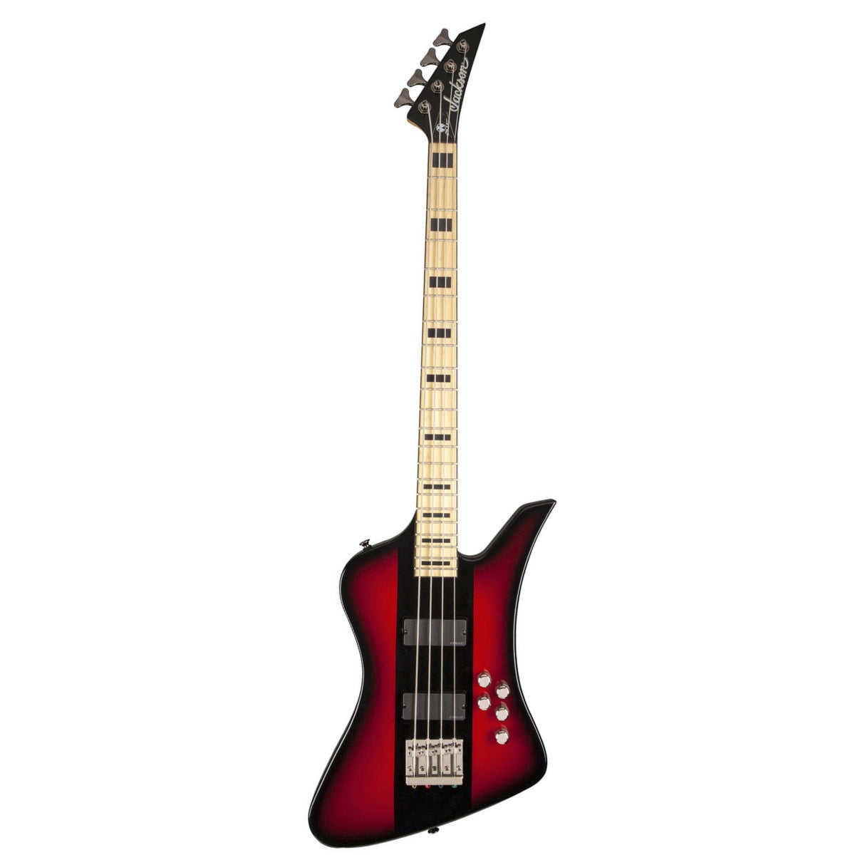 Đàn Guiar Bass Jackson David Ellefson X Series Signature Kelly Bird IV, Red Stripe