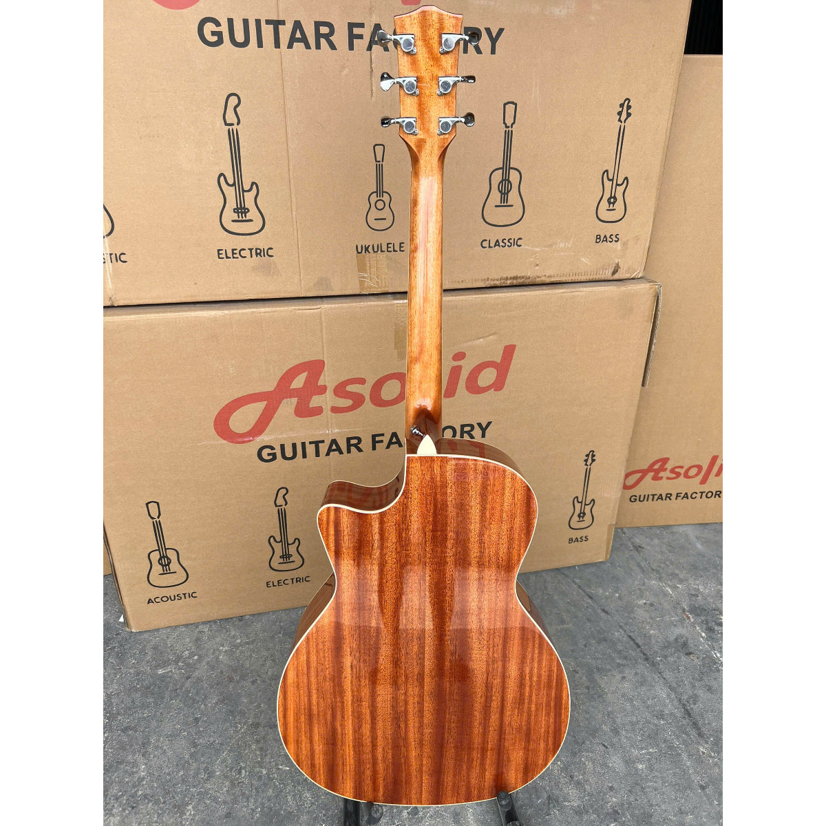 Đàn Guitar Acoustic Asolid 54CAP Solid Top, Natural