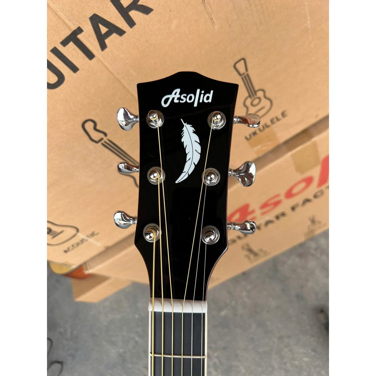 Đàn Guitar Acoustic Asolid 54CAP Solid Top, Natural