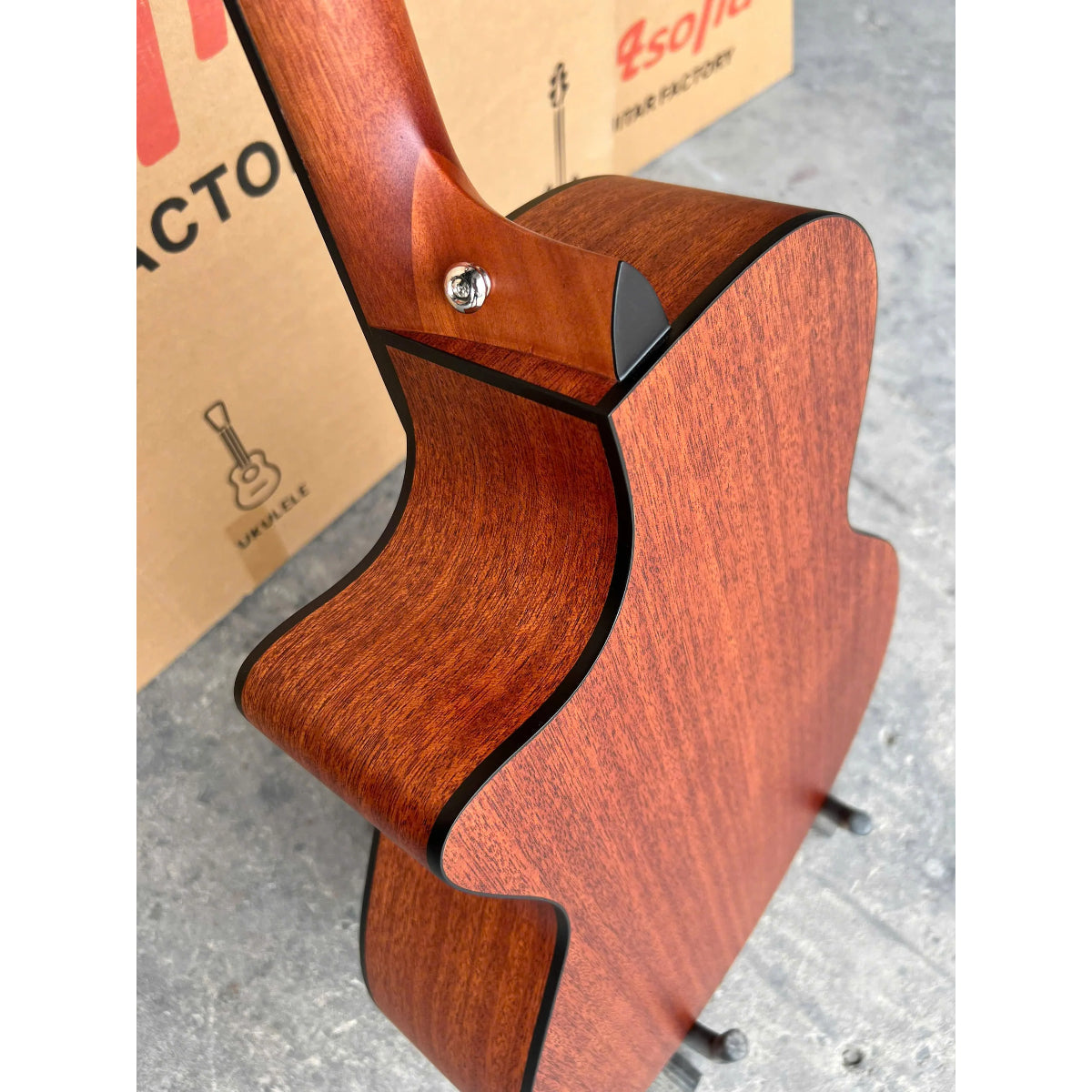 Đàn Guitar Acoustic Asolid 54CA Solid Top, Natural