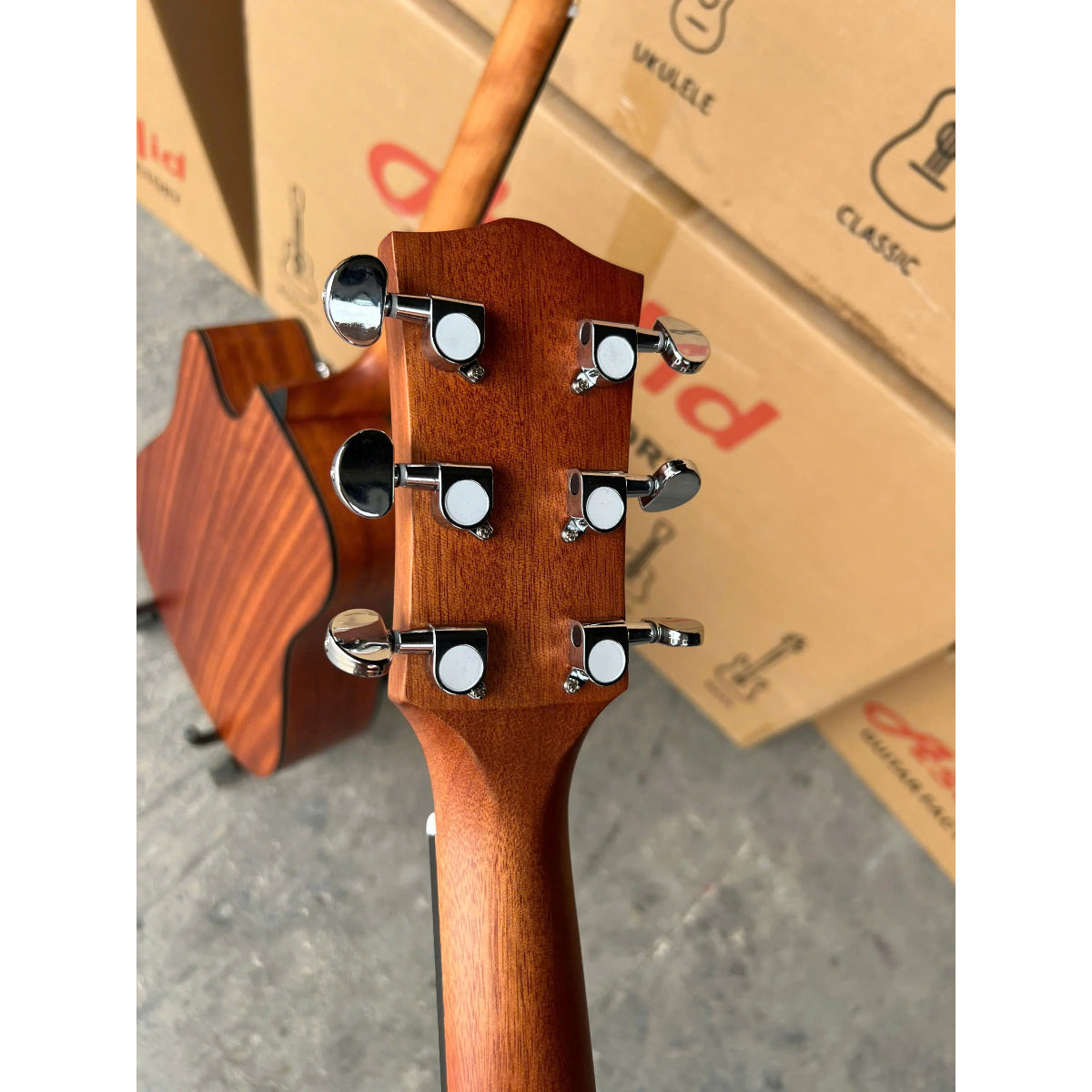 Đàn Guitar Acoustic Asolid 54CA Solid Top, Natural