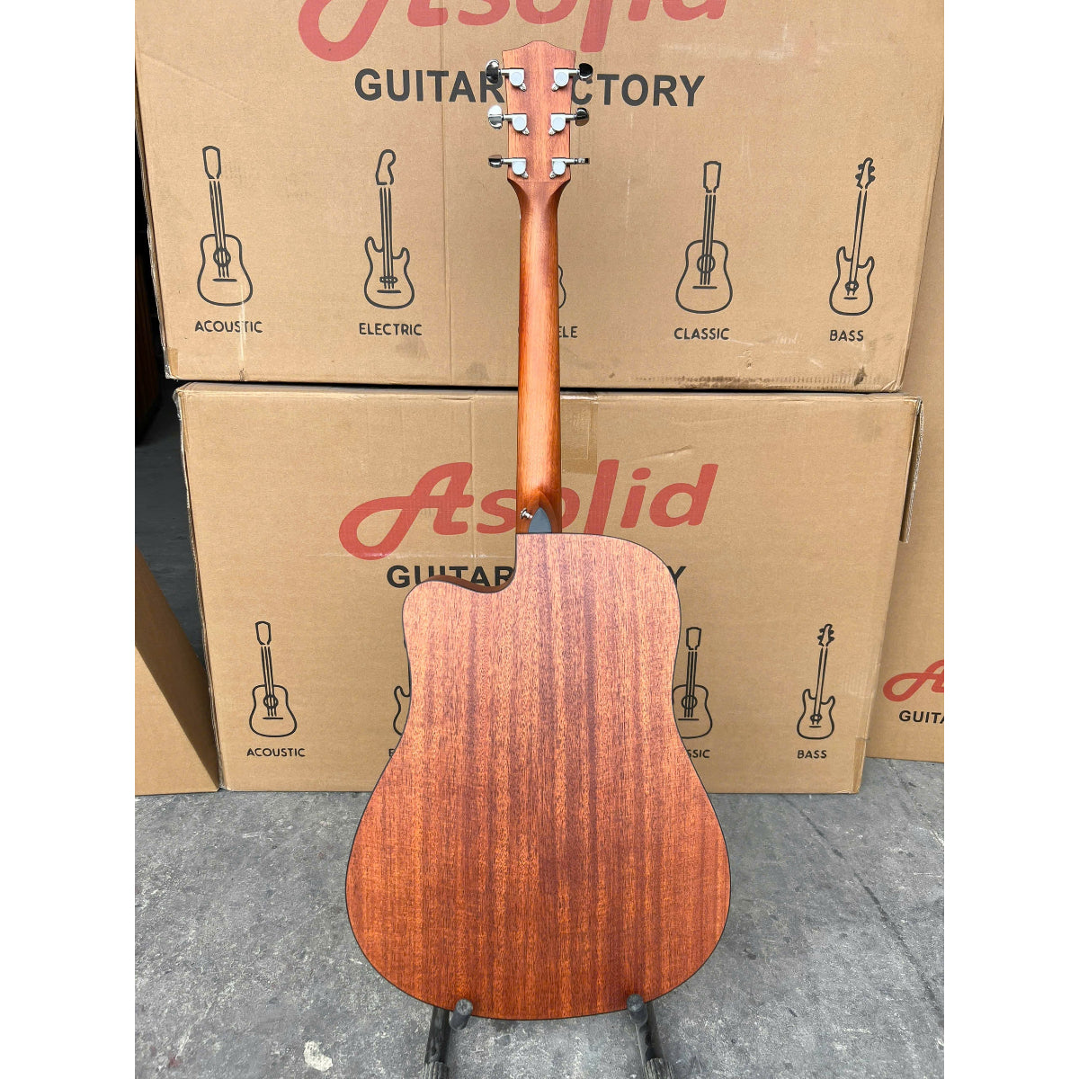 Đàn Guitar Acoustic Asolid 54CD Solid Top, Natural