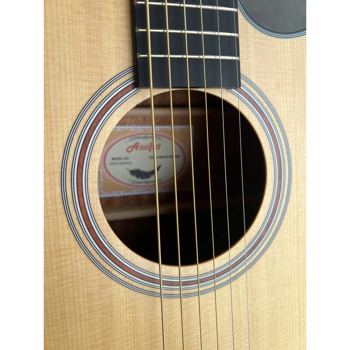 Đàn Guitar Acoustic Asolid 54GA Solid Top, Natural