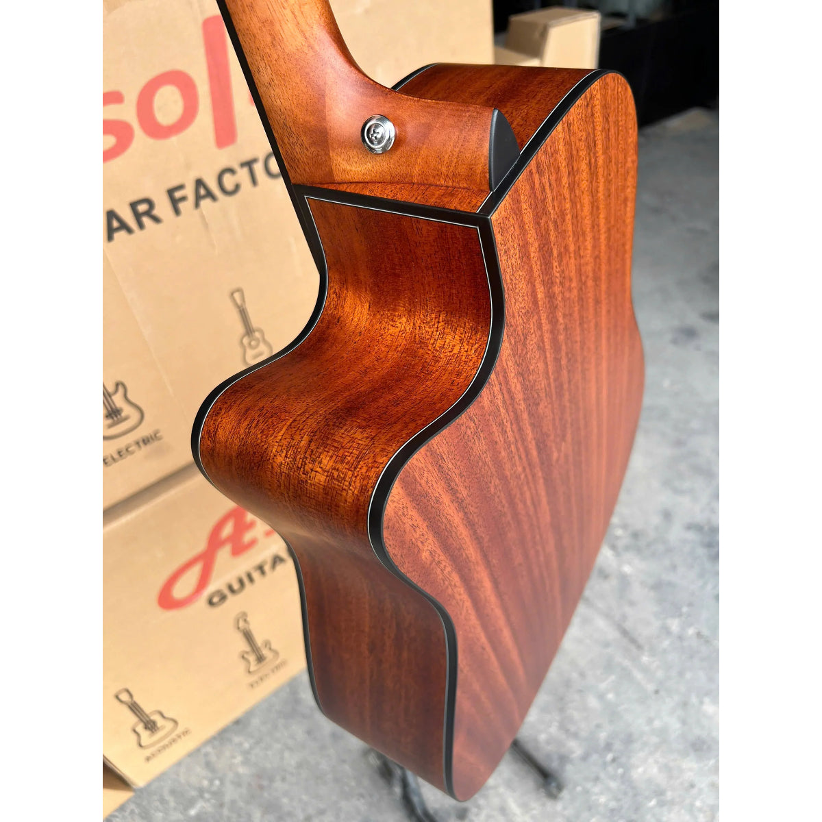 Đàn Guitar Acoustic Asolid 54GD Solid Top, Natural