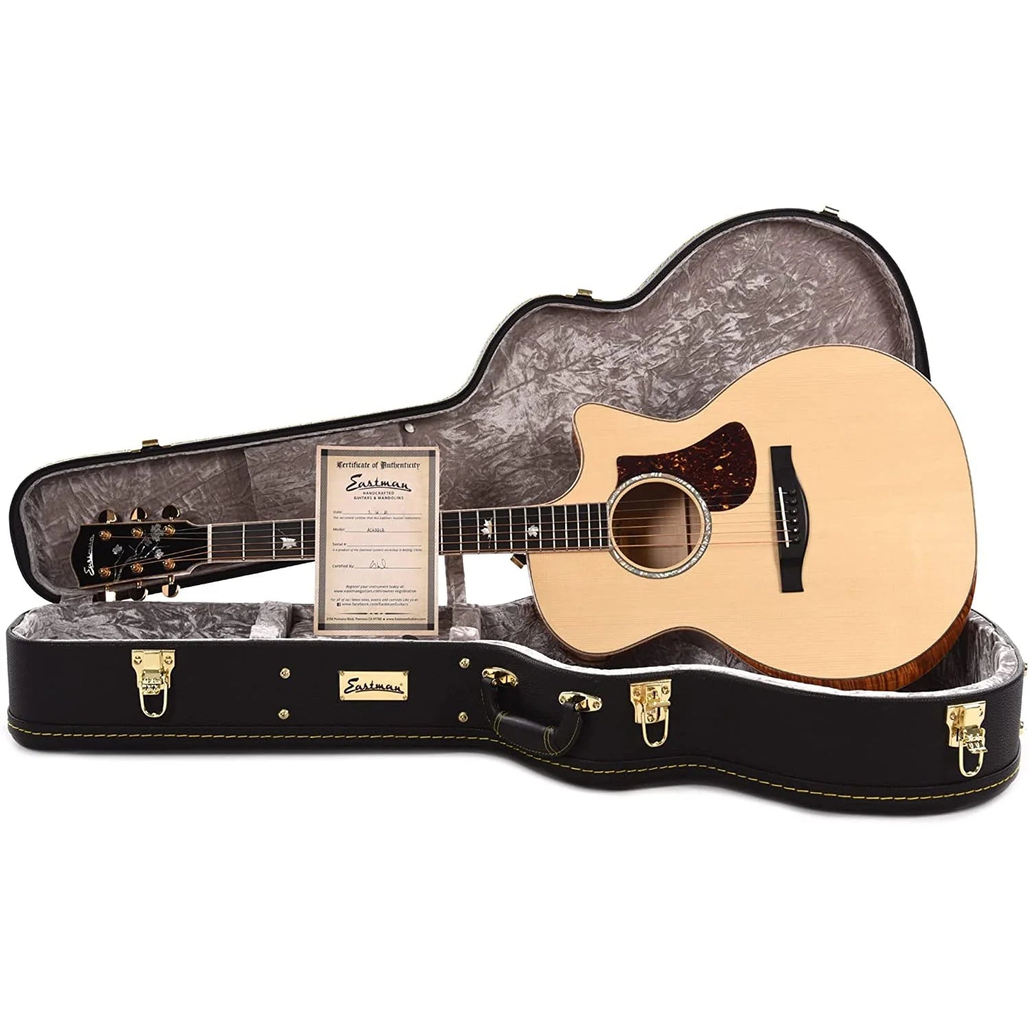 Đàn Guitar Acoustic Eastman AC Series AC622CE, Natural