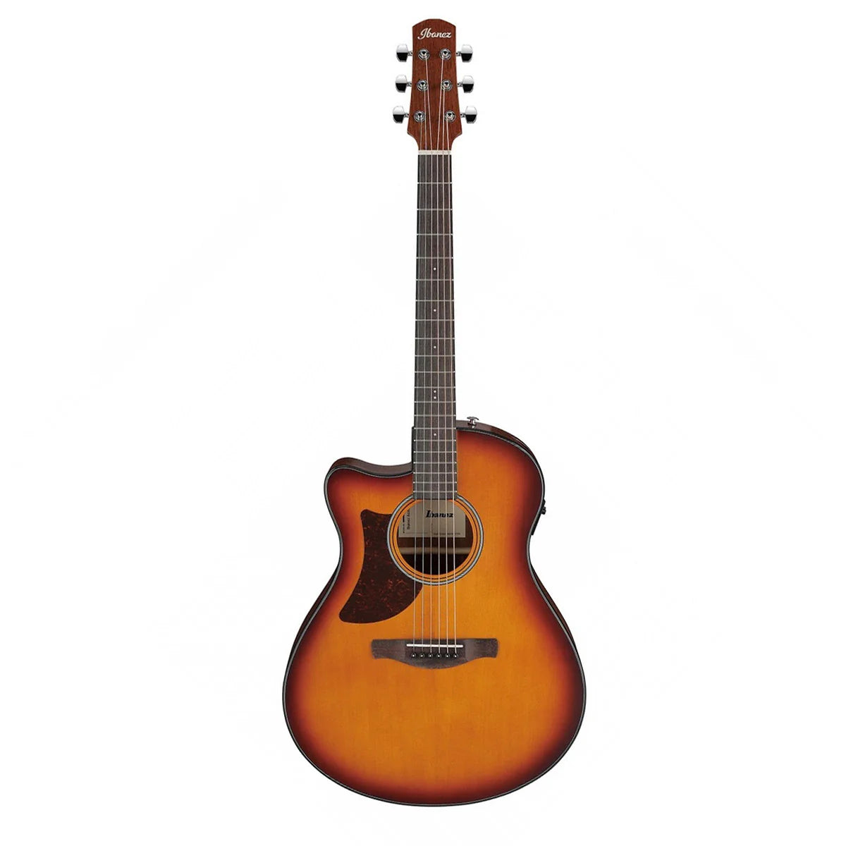 Đàn Guitar Acoustic Ibanez AAM50LCE Left-Handed, Open Pore Light Brown Sunburst