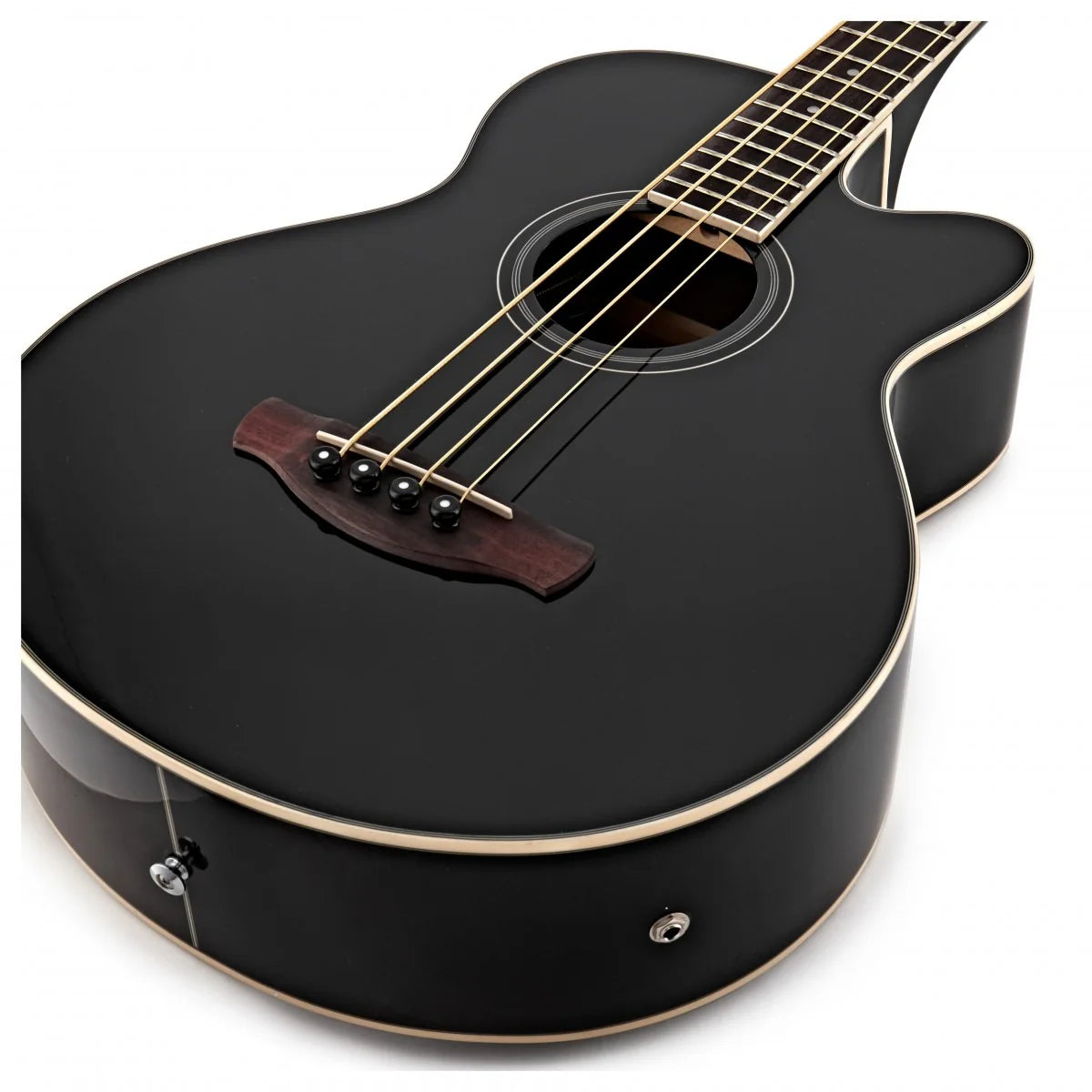 Đàn Guitar Acoustic Ibanez AEB8E, Black High Gloss