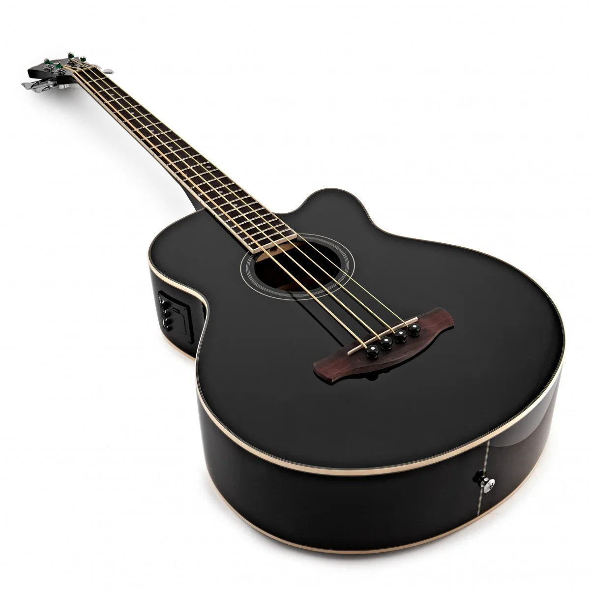 Đàn Guitar Acoustic Ibanez AEB8E, Black High Gloss