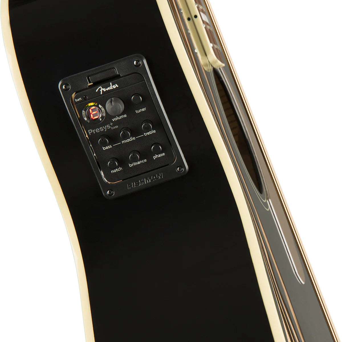 Đàn Guitar Acoustic Kingman Bass, Walnut Fingerboard, Black