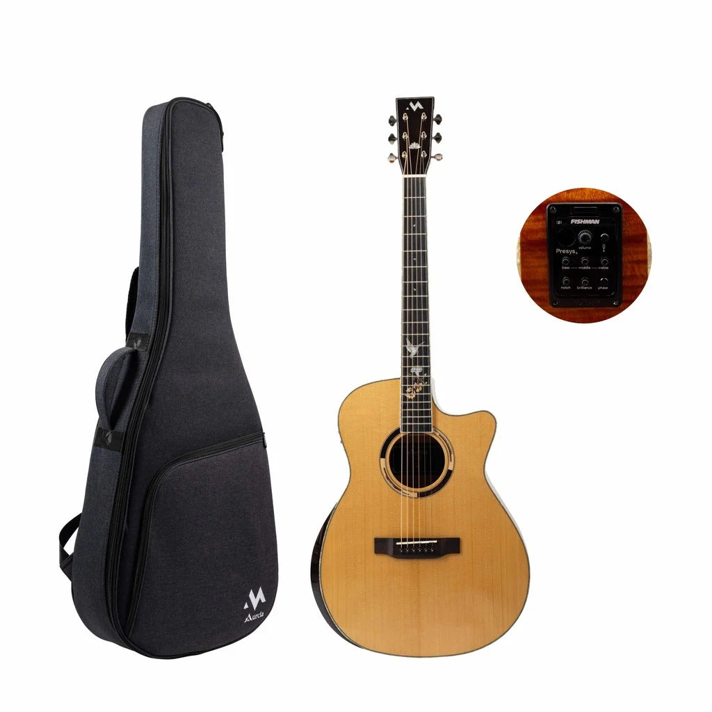 Đàn Guitar Acoustic Murcia AS60CE, Natural wBag