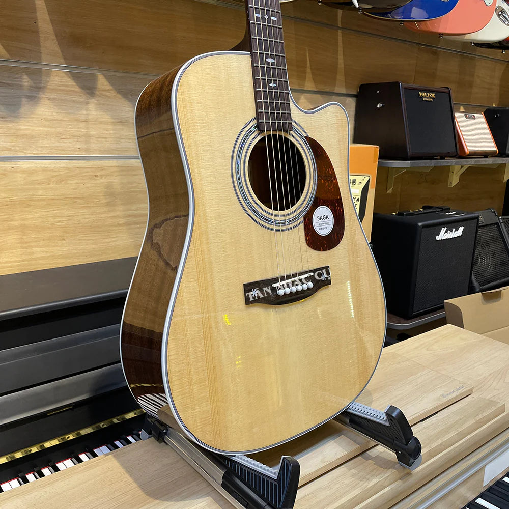 Đàn Guitar Acoustic Saga A1DC Pro
