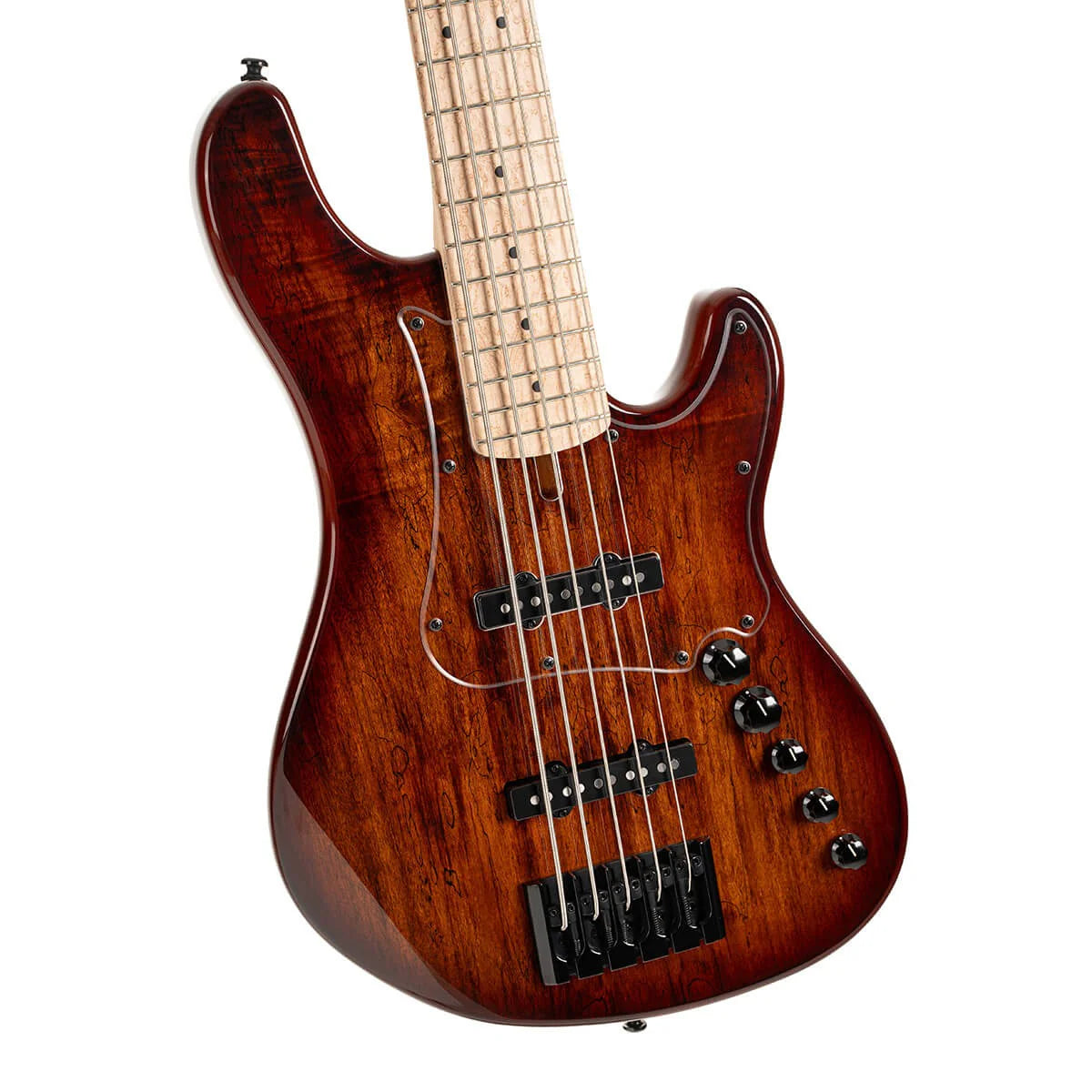 Đàn Guitar Bass Cort GB Fusion 5, Antique Brown Burst