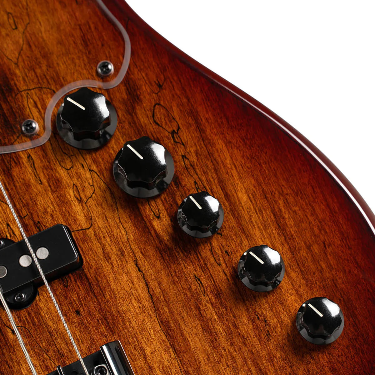Đàn Guitar Bass Cort GB Fusion 5, Antique Brown Burst