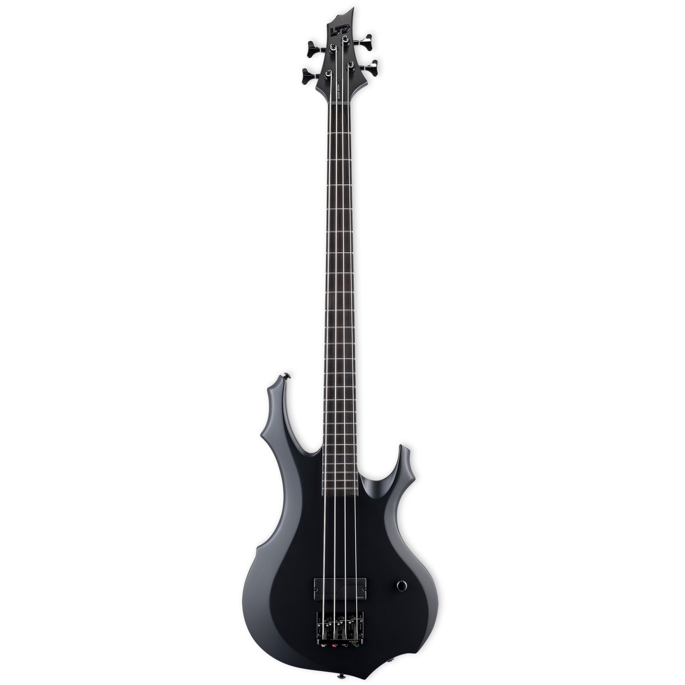Đàn Guitar Bass ESP LTD F4, Black Metal