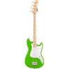 Đàn Guitar Bass Limited Edition Squier Sonic Bronco Bass, Maple Fingerboard, Lime Green, #0373802535