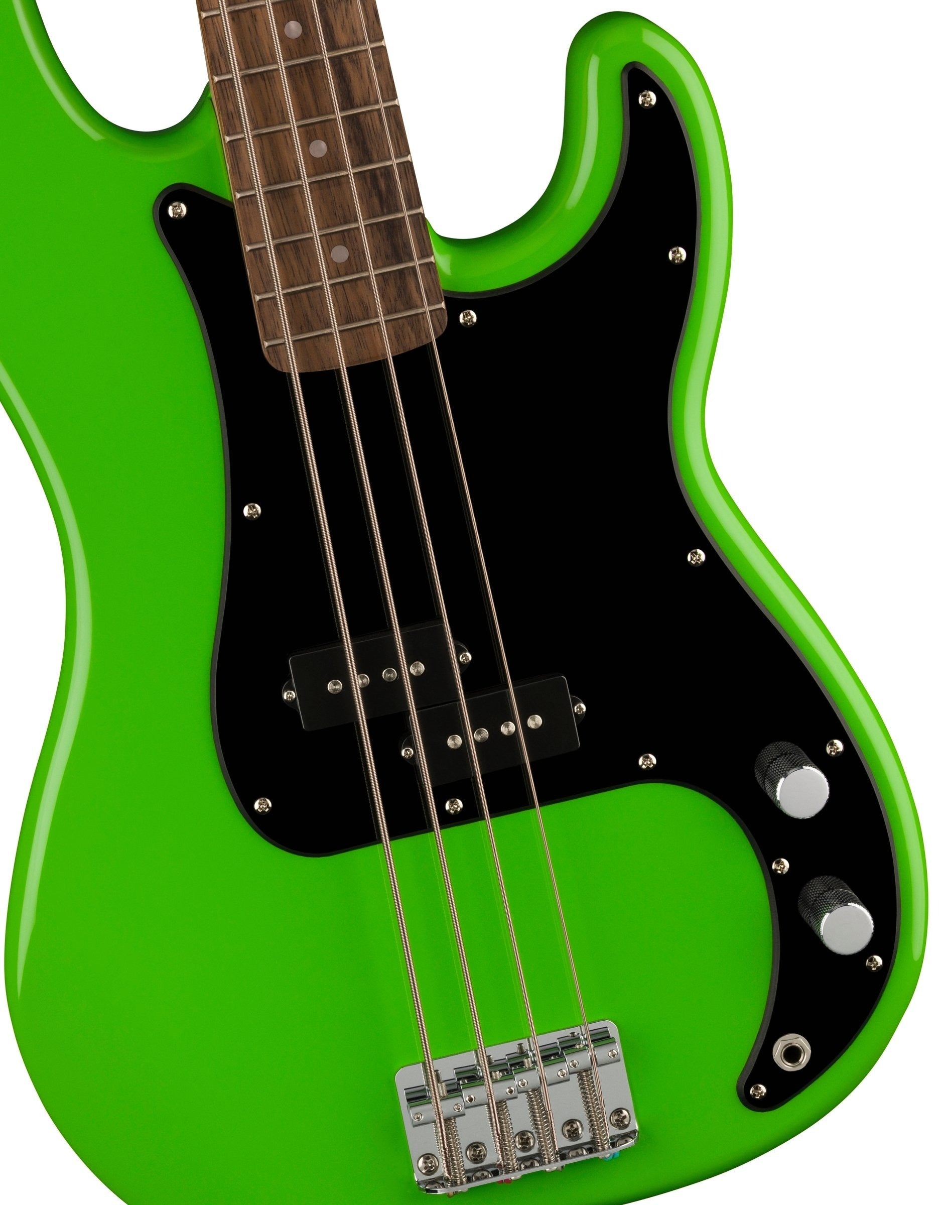 Đàn Guitar Bass Limited Edition Squier Sonic Precision Bass, Maple Fingerboard, Lime Green, #0373901535
