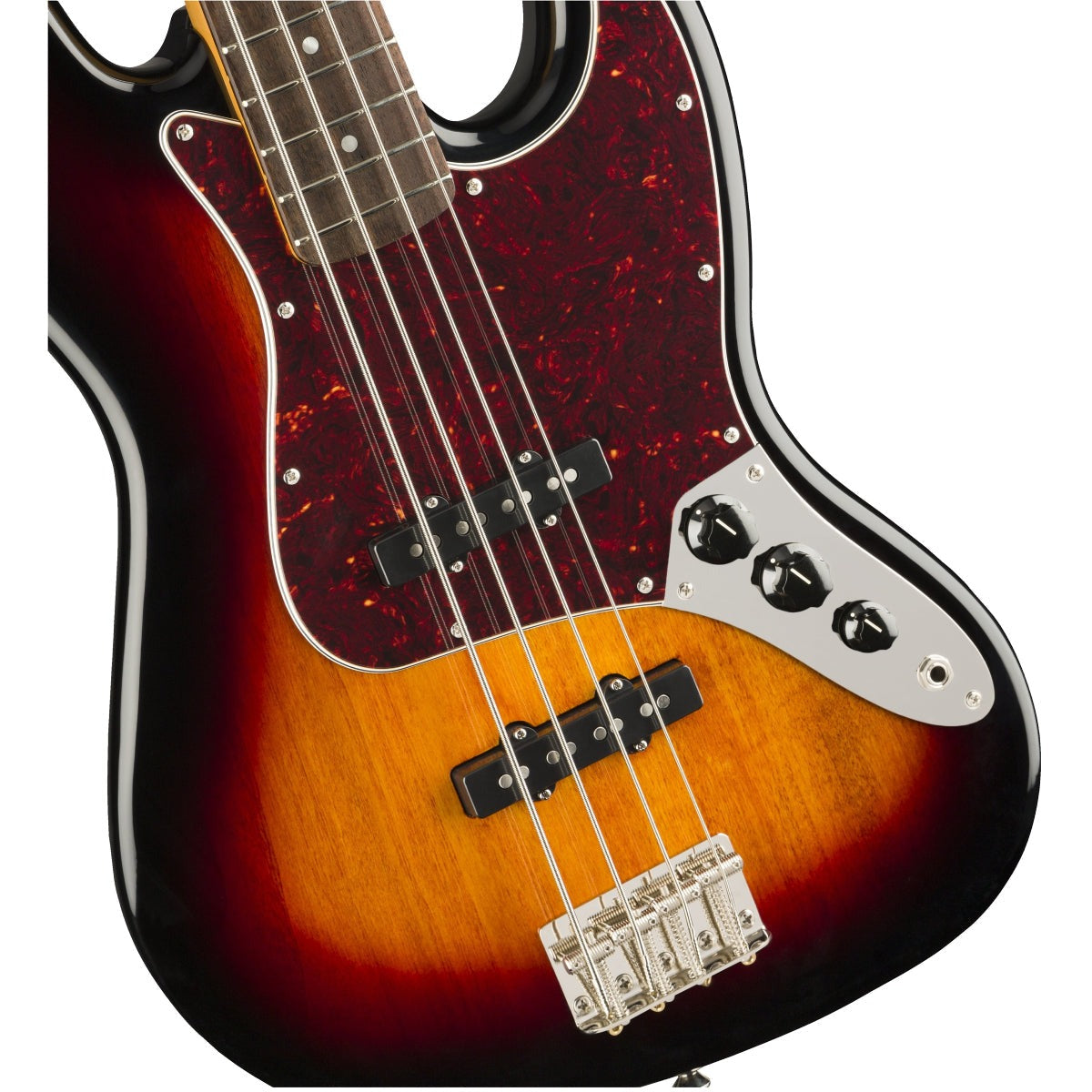  Đàn Guitar Bass Squier Classic Vibe 60s Jazz Bass Fretless, Laurel Fingerboard, 3-Color Sunburst, #0374531500