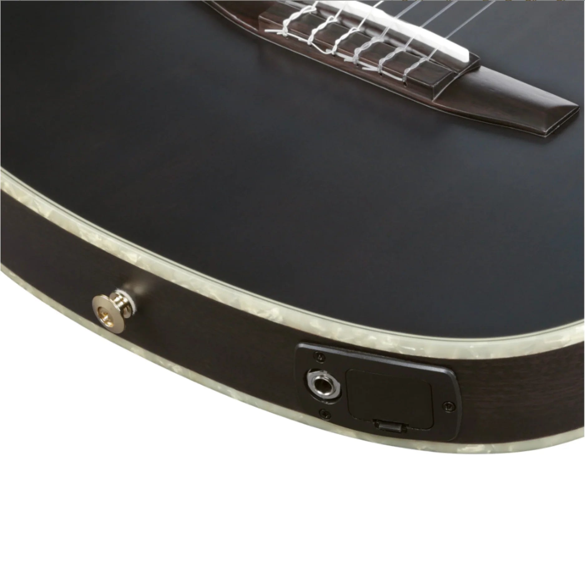 Đàn Guitar Classic Ibanez TOD10N Tim Henson Signature, Transparent Black Flat
