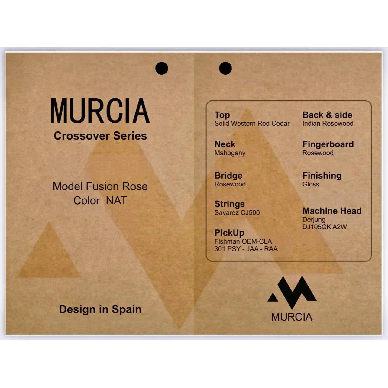 Đàn Guitar Classic Murcia Fusion Rose
