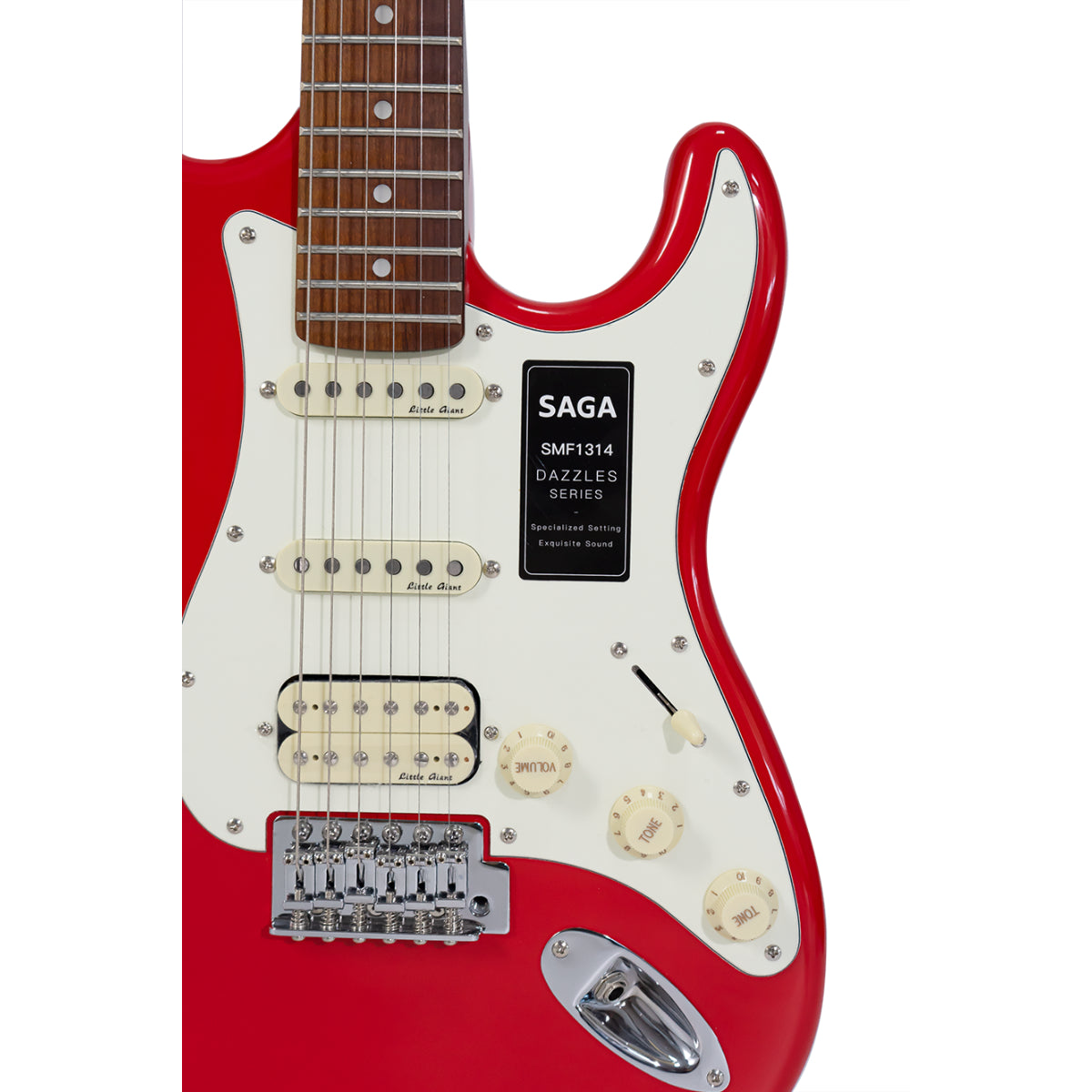Đàn Guitar Điện Saga Dazzles Series SMF1314 HSS, Roasted Maple Fingerboard
