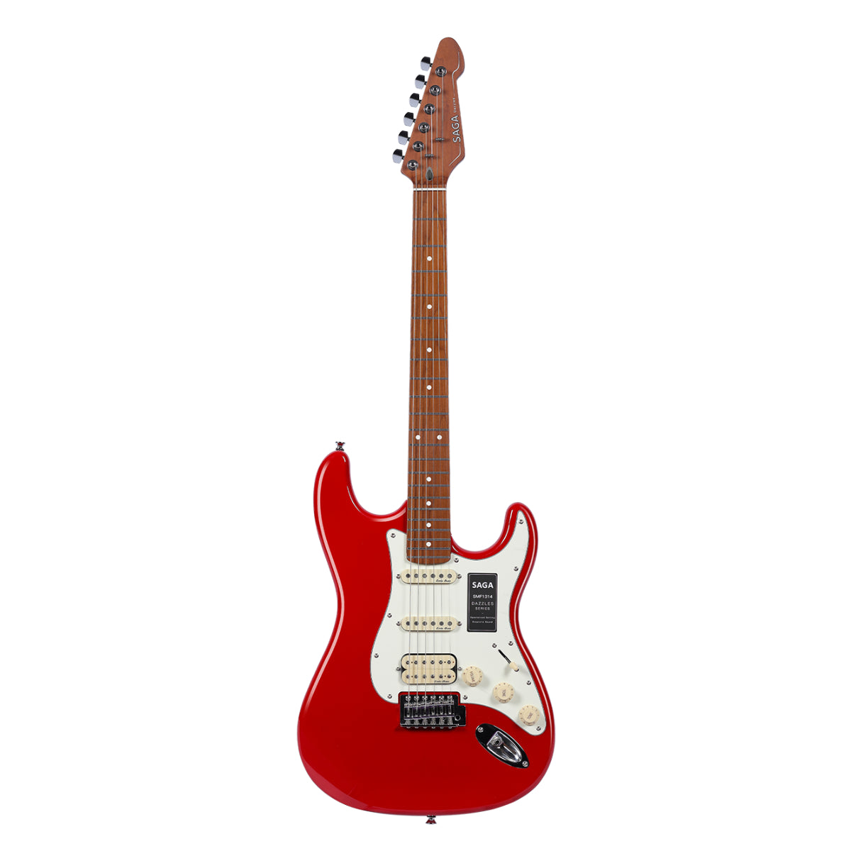 Đàn Guitar Điện Saga Dazzles Series SMF1314 HSS, Roasted Maple Fingerboard