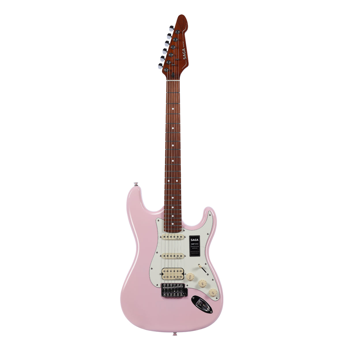 Đàn Guitar Điện Saga Dazzles Series SMF1314 HSS, Roasted Maple Fingerboard