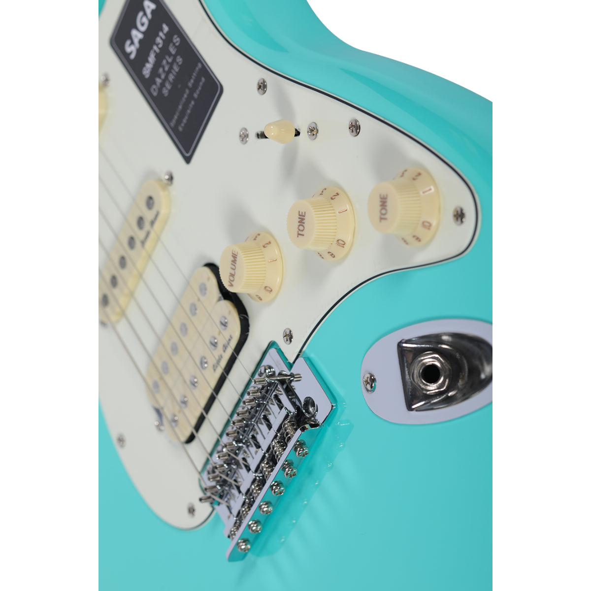 Đàn Guitar Điện Saga Dazzles Series SMF1314 HSS, Roasted Maple Fingerboard