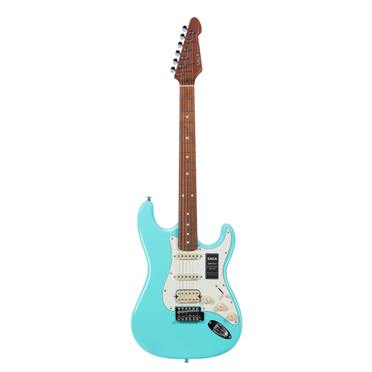 Đàn Guitar Điện Saga Dazzles Series SMF1314 HSS, Roasted Maple Fingerboard