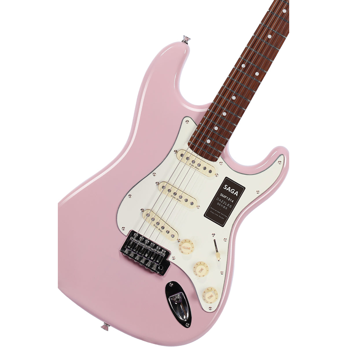 Đàn Guitar Điện Saga Dazzles Series SMF1314 SSS, Roasted Maple Fingerboard