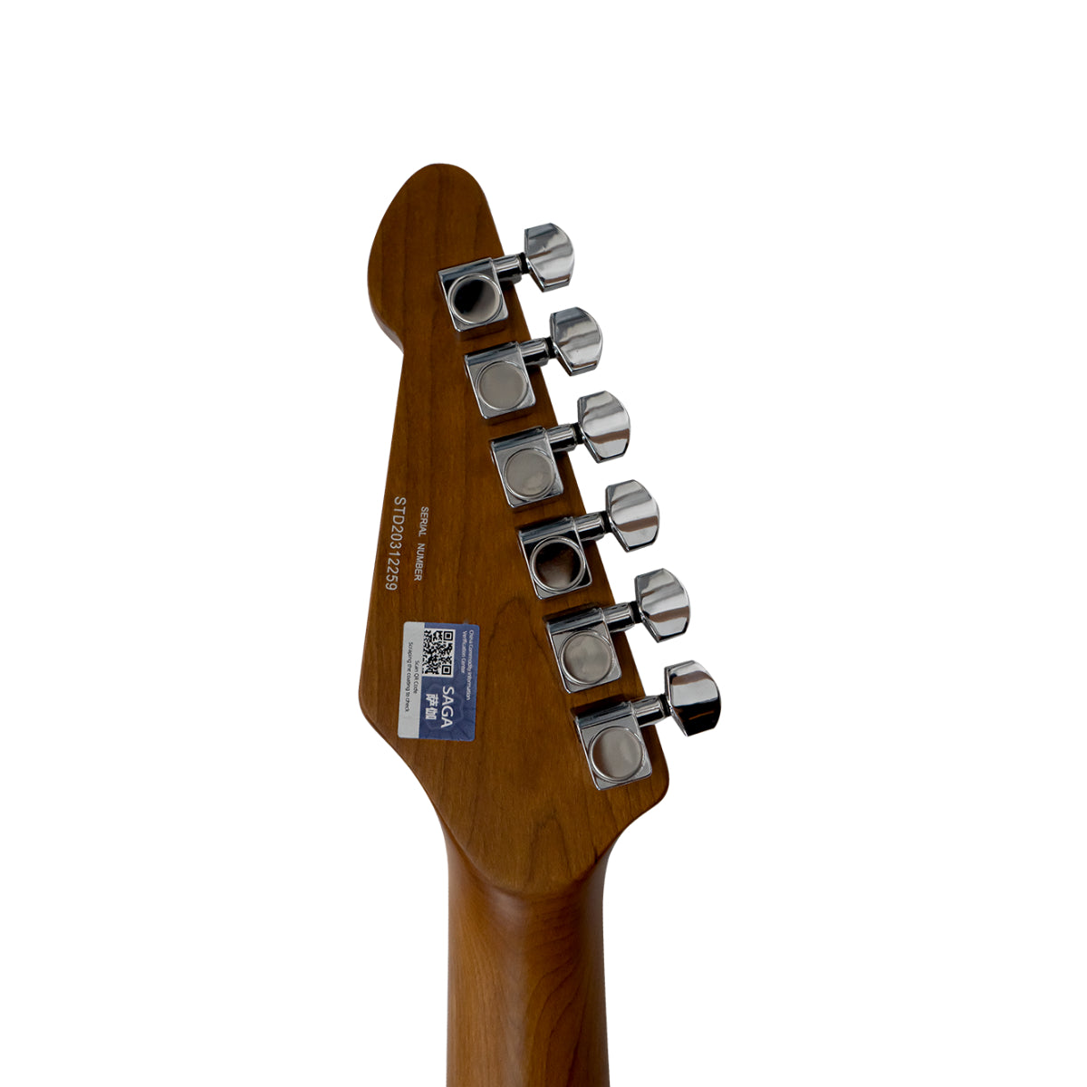 Đàn Guitar Điện Saga Dazzles Series SMF1314 SSS, Roasted Maple Fingerboard