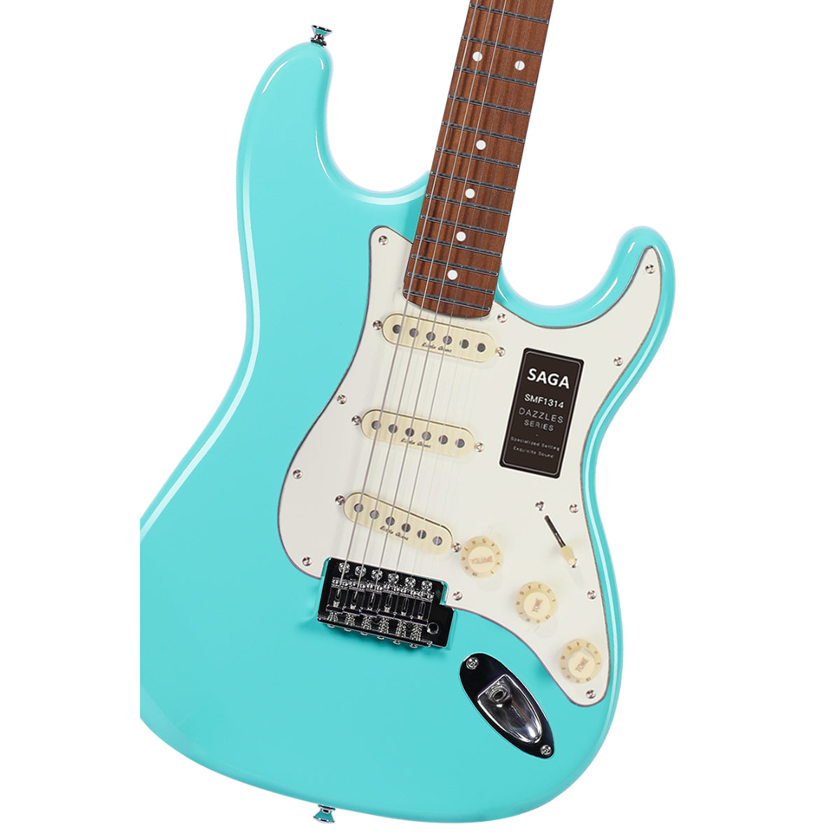 Đàn Guitar Điện Saga Dazzles Series SMF1314 SSS, Roasted Maple Fingerboard