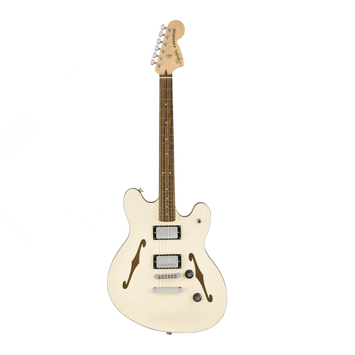 Đàn Guitar Điện Squier Affinity Starcaster Deluxe, Indian Laurel Fingerboard, Olympic White, #0378450505