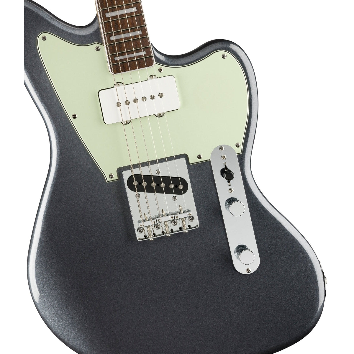 Đàn Guitar Điện Squier Limited Edition Paranormal Offset Telecaster SJ, Indian Laurel Fingerboard, Charcoal Frost Metallic, #0377006569