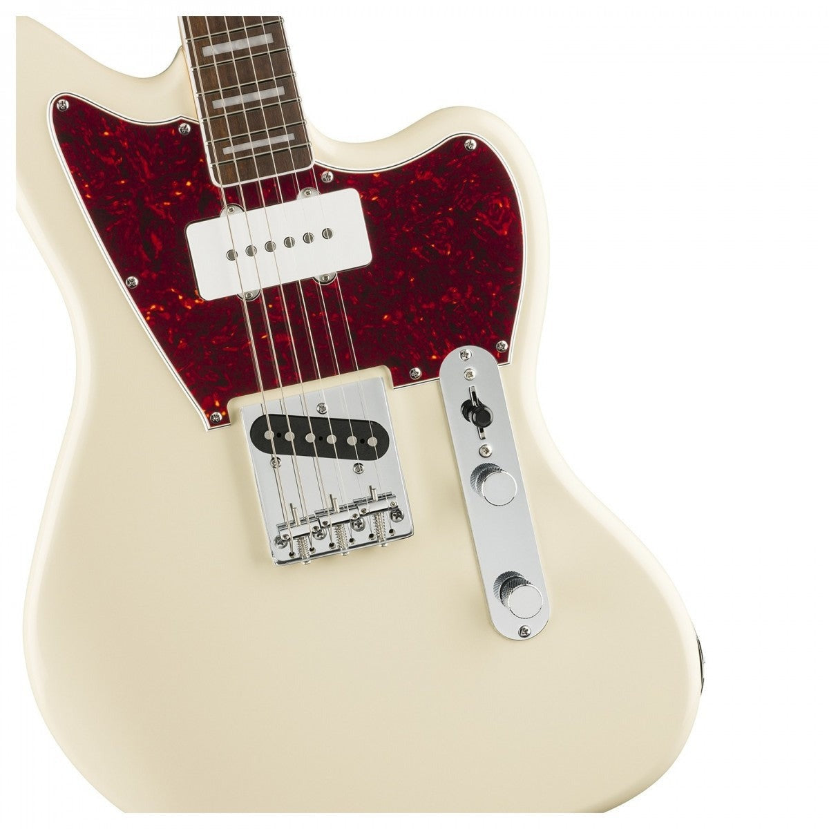Đàn Guitar Điện Squier Limited Edition Paranormal Offset Telecaster SJ, Laurel Fingerboard, Olympic White, #0377009505