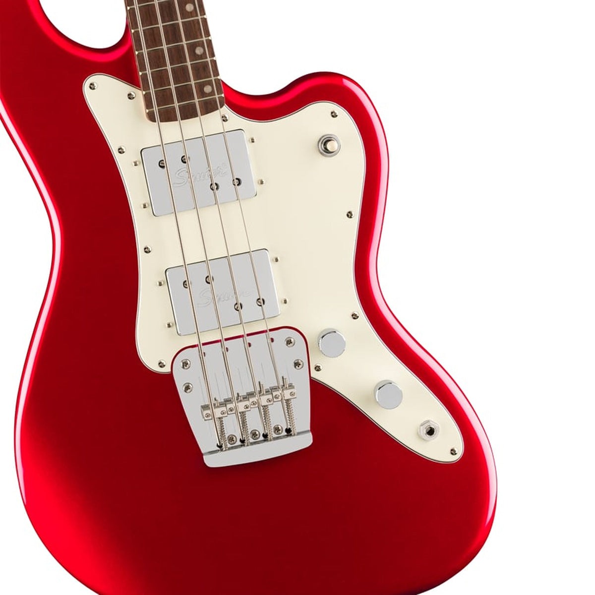 Đàn Guitar Điện Squier Limited Edition Paranormal Rascal Bass HH, Laurel Fingerboard, Candy Apple Red, #0377108509