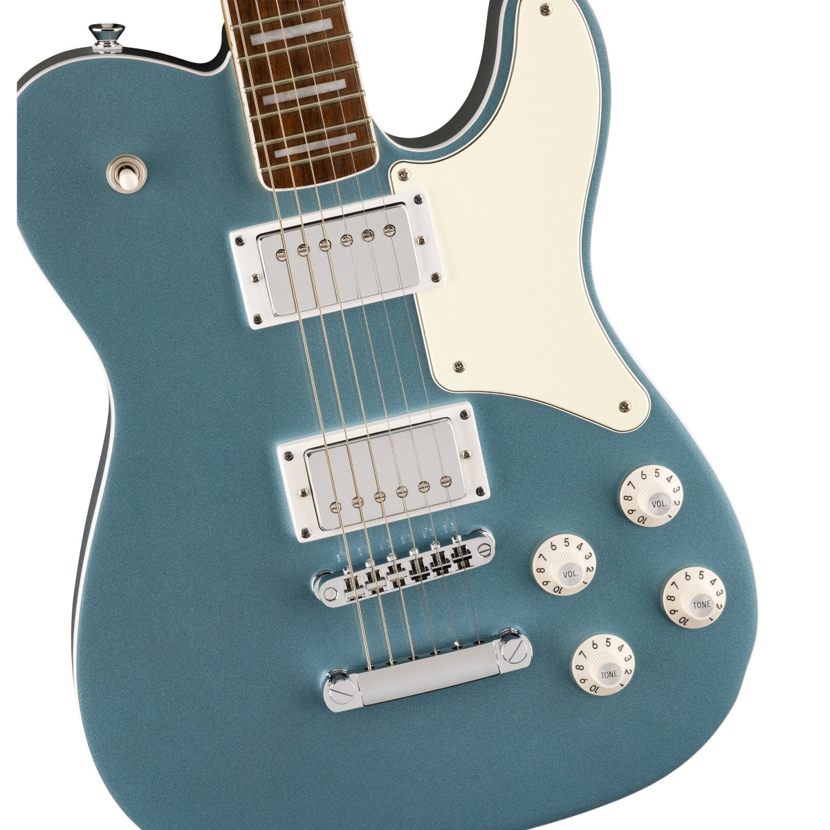 Đàn Guitar Điện Squier Limited Edition Paranormal Troublemaker Telecaster Deluxe, Indian Laurel Fingerboard , Ice Blue Metallic, #0377025583