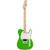 Đàn Guitar Điện Squier Sonic Limited Edition Esquire H, Maple Fingerboard, Lime Green, #0373552535