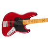 Fender American Ultra II Jazz Bass Guitar, Sinisted Red, #0199112799