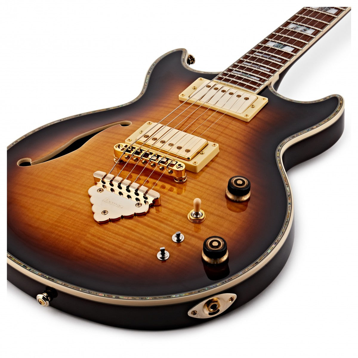 Đàn Guitar Điện Ibanez AR520HFM Hollowbody, HH, Violin Sunburst