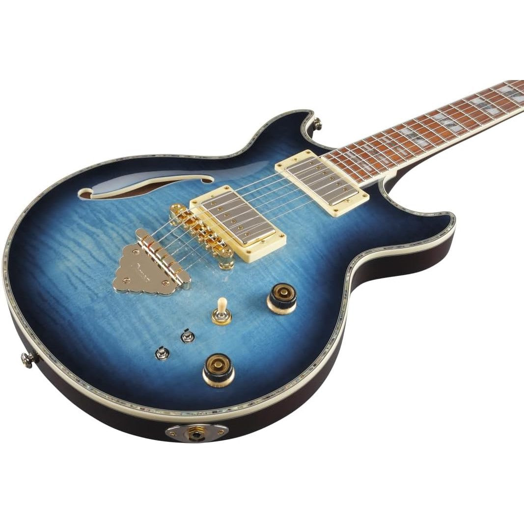 Đàn Guitar Điện Ibanez AR520HFM Hollowbody, HH, Light Blue Burst