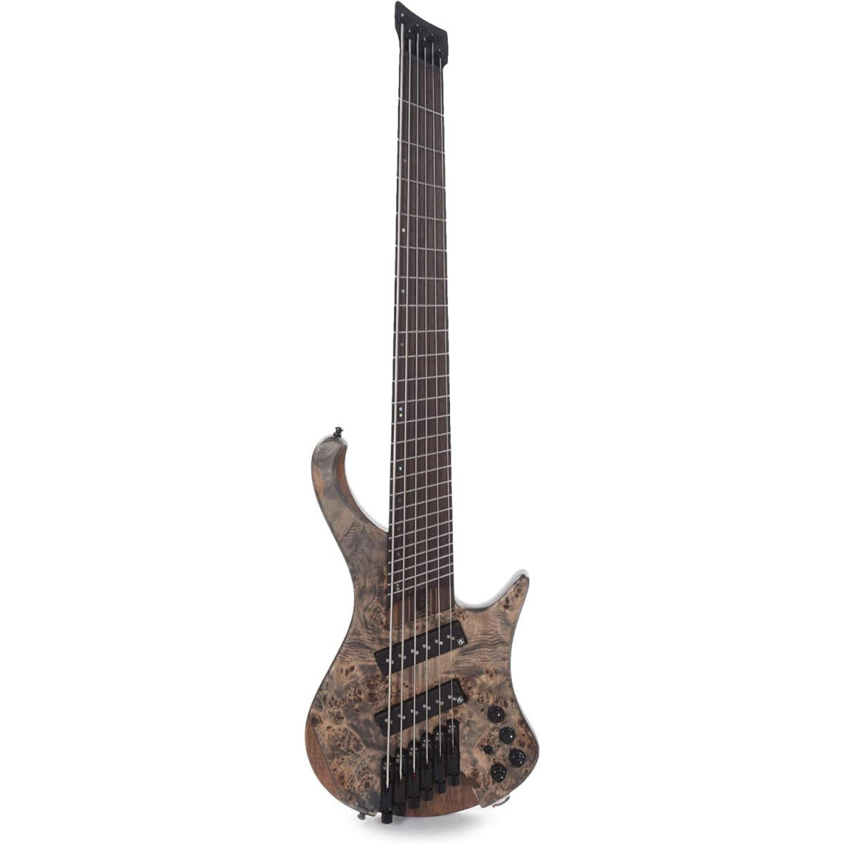 Đàn Guitar Bass 6-Dây Ibanez Bass Workshop, Ibanez EHB1506MS, Black Ice Flat w/Bag