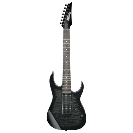 Đàn Guitar Điện Ibanez GRG7221QA, HH, 7 Dây, RG Gio Series, Transparent Black Sunburst