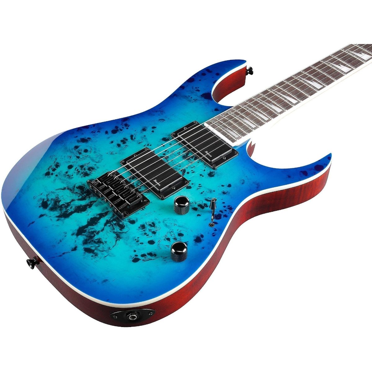 Đàn Guitar Điện Ibanez GRGR221PA, HH, RG Gio Series, Aqua Burst